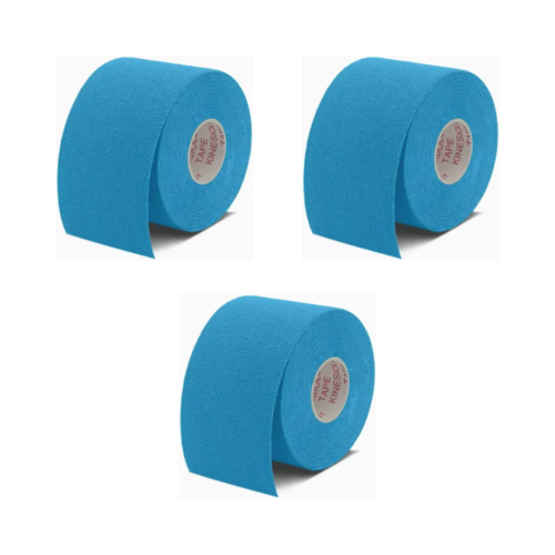 PACK 3 TAPE KINÉSICO 5 CMS X 5 MTS