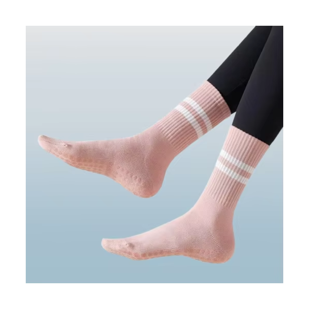 CALCETINES ANTIDESLIZANTES LARGOS YOGA PILATES - Imagen 7