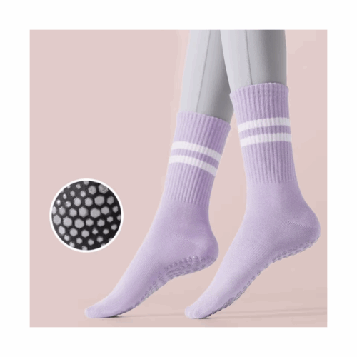 CALCETINES ANTIDESLIZANTES LARGOS YOGA PILATES - Imagen 5