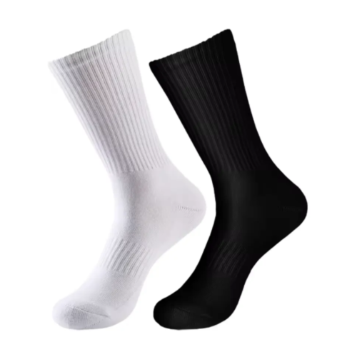 PACK 2 PARES CALCETAS DEPORTIVAS NEGRO/BLANCO